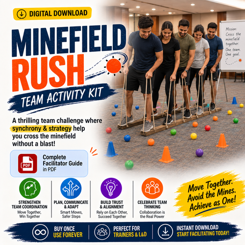Minefield Rush | Team Activity on Collaboration vs. Silo Thinking