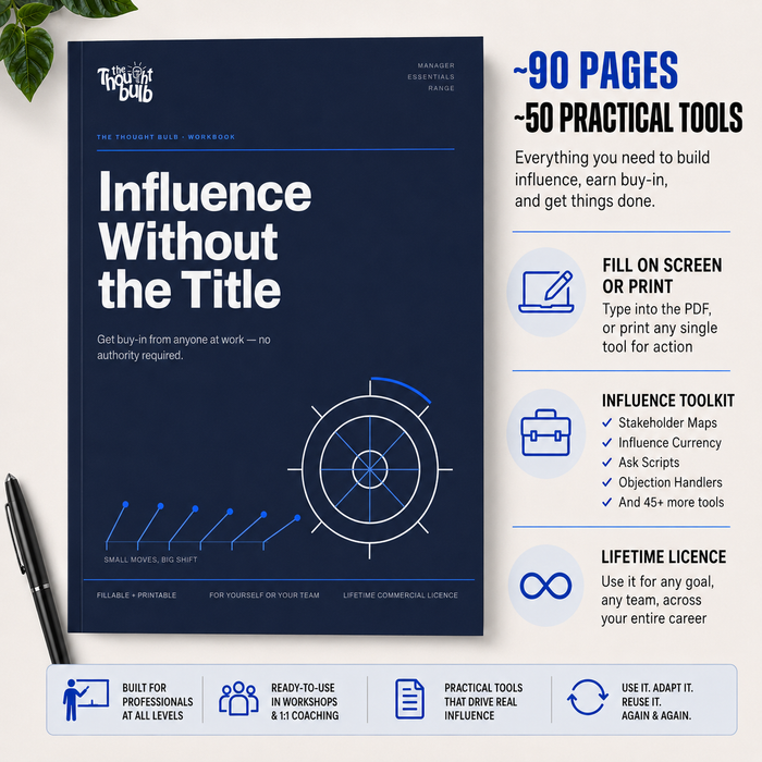 Influence Without the Title | A Workbook to Get Buy-In Without Authority