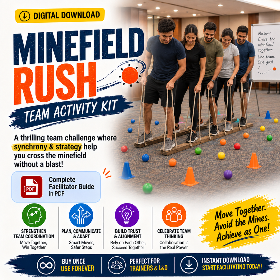 Minefield Rush | Team Activity on Collaboration vs. Silo Thinking