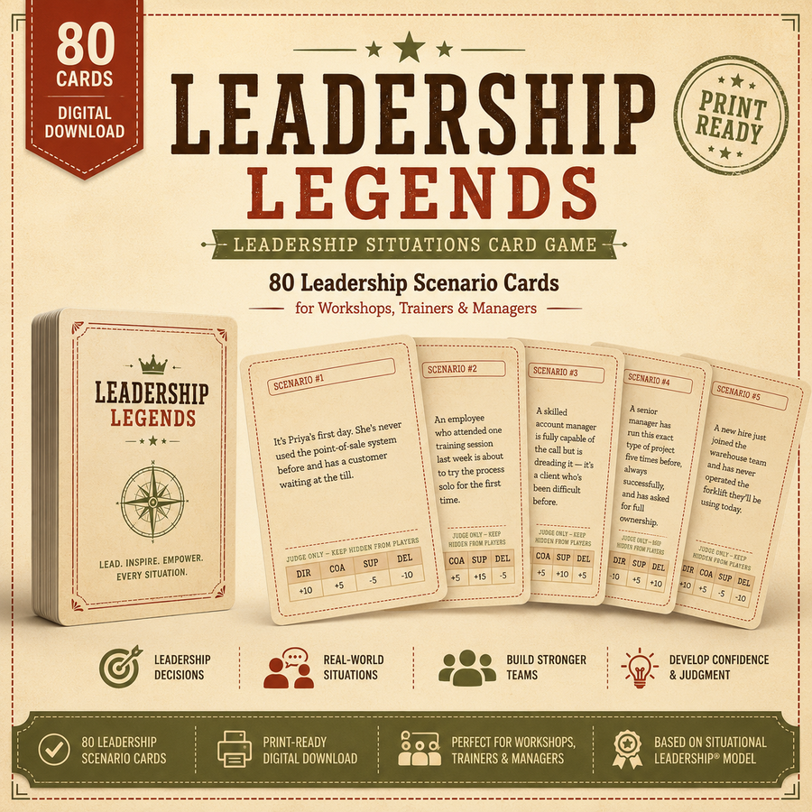 Leadership Legends: A Fun, Printable & Self-Run Leadership Activity!