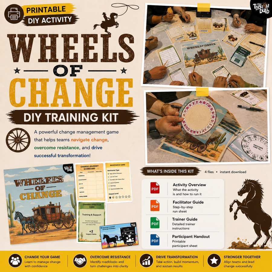 Wheels Of Change DIY Activity | Change Management Game