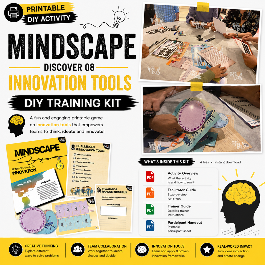 Mindscape DIY Activity | Discover 08 Innovation Tools | Game on Innovation